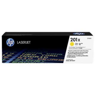 CF402X Lézertoner Color LaserJet Pro M252,M277 nyomtatóhoz, HP 201X, sárga, 2,3k