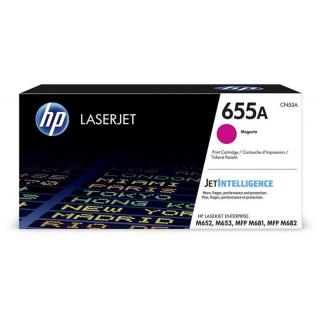 CF453A Lézertoner Color LaserJet M681, M682 nyomtatókhoz, HP 655A, magenta, 10,5k