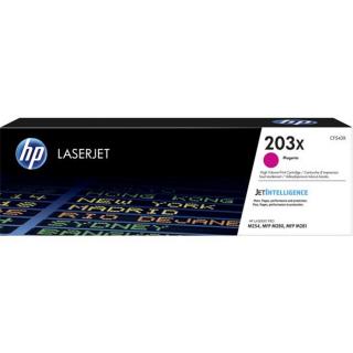 CF543X Lézertoner HP ColorLaserJet Pro MFP M280nw, MFP M281fdn, MFP M281fdw nyomtatókhoz, HP 203X, magenta, 2,8k