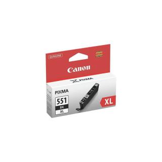 CLI-551BXL Fotópatron Pixma iP7250, MG5450, MG6350 nyomtatókhoz, CANON, fekete, 11ml