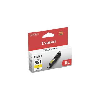 CLI-551YXL Tintapatron Pixma iP7250, MG5450, MG6350 nyomtatókhoz, CANON, sárga, 11ml