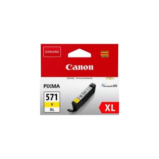 CLI-571YXL Tintapatron Pixma MG5750, 6850,7750 nyomtatókhoz, CANON, sárga, 11 ml