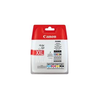 CLI-581MPXXL Tintapatron multipack Pixma TS7550, 8150, 9150 nyomtatókhoz, CANON, b+c+m+y, 46,8ml - 4db