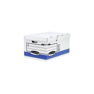 Csapófedeles archiválókonténer, "BANKERS BOX® SYSTEM BY FELLOWES® ", kék - 10db