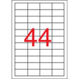 Etikett, univerzális, 48,5x25,4 mm, eltávolítható, APLI, 4400 etikett/csomag