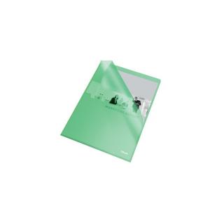 Genotherm, "L", A4, 105 mikron, narancsos felület, ESSELTE "Standard", zöld - 25db