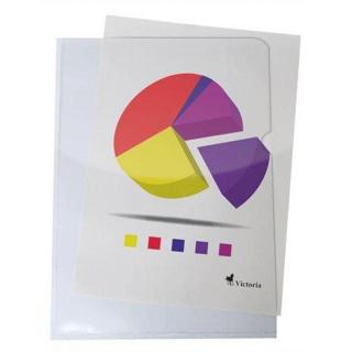 Genotherm, "L", A4, 150 mikron, víztiszta, VICTORIA OFFICE - 10db