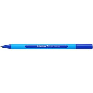 Golyóstoll, 0,5 mm, kupakos, SCHNEIDER "Slider Edge M", kék