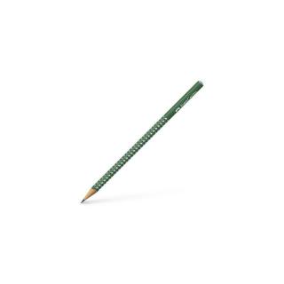 Grafitceruza, B, háromszögletű, FABER-CASTELL "Sparkle", erdőzöld