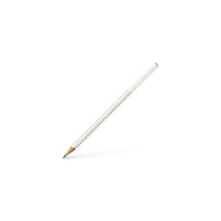 Grafitceruza, B, háromszögletű, FABER-CASTELL "Sparkle", gyöngyház kókuszfehér