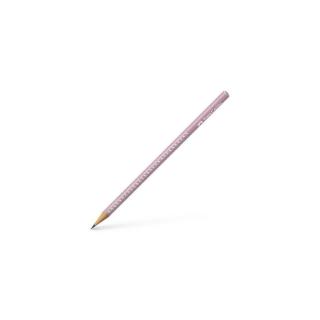 Grafitceruza, B, háromszögletű, FABER-CASTELL "Sparkle", gyöngyház rózsaszín