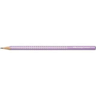 Grafitceruza, B, háromszögletű, FABER-CASTELL "Sparkle", metál lila