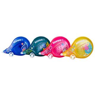 Hibajavító roller, 4,2 mm x 8 m, KORES "Fantasy Scooter, Paisley", vegyes színek - 8méter