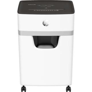 Iratmegsemmisítő, mikrokonfetti, 10 lap, HP "Oneshred 10MC", világosszürke