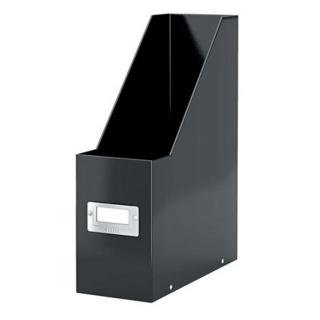 Iratpapucs, PP/karton, 95 mm, LEITZ "ClickStore", fekete