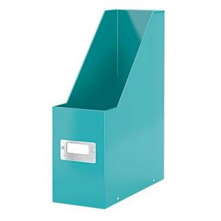 Iratpapucs, PP/karton, 95 mm, LEITZ "ClickStore", jégkék