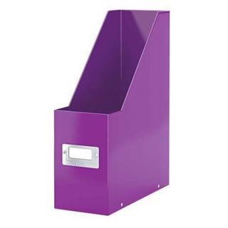 Iratpapucs, PP/karton, 95 mm, LEITZ "ClickStore", lila
