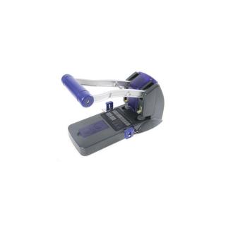 Lyukasztó, nagyteljesítményű, kétlyukú, 150 lap, könnyített lyukasztás, RAPESCO "ECO P2200", szürke