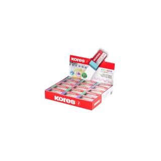 Radír display, KORES "KE-30", pasztell színek - 30db