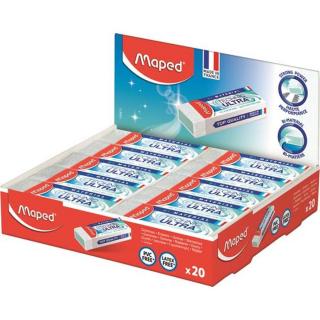 Radír display, papírtokkal, 20 db, MAPED "Technic Ultra" - 20db