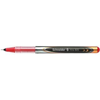 Rollertoll, 0,5 mm, tűhegyű, SCHNEIDER "XTRA 805", piros