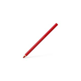 Színes ceruza, háromszögletű, FABER-CASTELL "Grip 2001 Jumbo", piros
