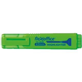 Szövegkiemelő, 1-4 mm, FLEXOFFICE "HL05", zöld