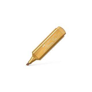 Szövegkiemelő, 1-5 mm, FABER-CASTELL "1546", metál arany