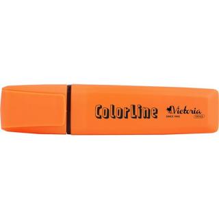 Szövegkiemelő, 1-5 mm, VICTORIA OFFICE, "ColorLine", narancssárga