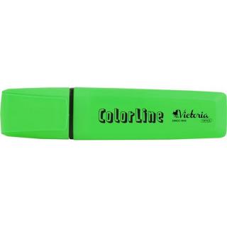Szövegkiemelő, 1-5 mm, VICTORIA OFFICE, "ColorLine", zöld