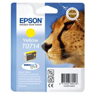 T07144011 Tintapatron Stylus D78, D92, D120 nyomtatókhoz, EPSON, sárga, 5,5ml