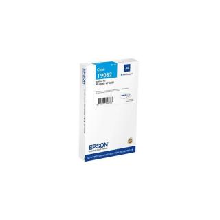 T908240 Tintapatron Workforce Pro WF-6090, WF-6590 nyomtatókhoz, EPSON, cián, 4k