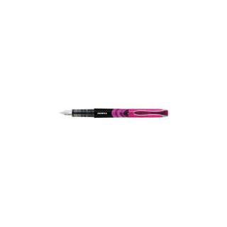 Töltőtoll, 0,6 mm, ZEBRA, pink