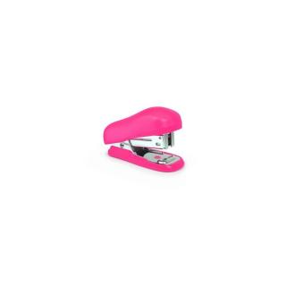 Tűzőgép, 24/6, 26/6, 12 lap, RAPESCO "Bug Mini", pink