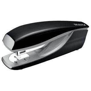 Tűzőgép, 24/6, 26/6, 30 lap, LEITZ "Nexxt Style", szaténfekete