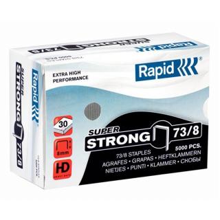 Tűzőkapocs, 73/8, horganyzott, RAPID "Superstrong" - 5000db