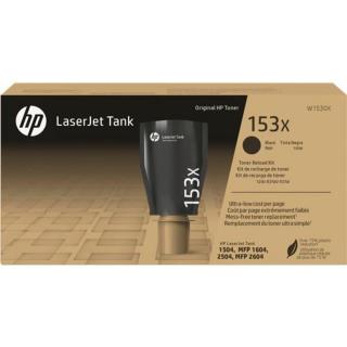 W1530X Lézertoner Laserjet Tank 1504, 2504 nyomtatókhoz, HP 153X, fekete, 5k