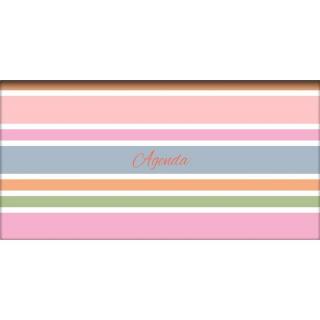 Zsebnaptár, fekvő elrendezésű, DAYLINER, "Colors Stripes"