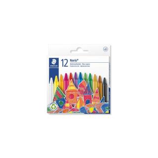 Zsírkréta, STAEDTLER "Noris 220", 12 különböző szín