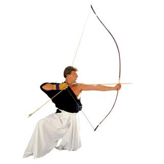 Kyudo, japán yumi íj , asszimetrikus (2,20 m 18kg)