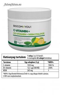 C-Vitamin+D3-Vitamin+MSM Italpor