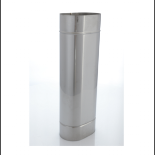 DARCO OVÁLIS KÉMÉNY BÉLÉSCSŐ 130X255 1000MM