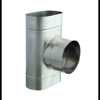 DARCO T-BEKÖTŐS OVÁLIS IDOM 120X170MM 90°-OS