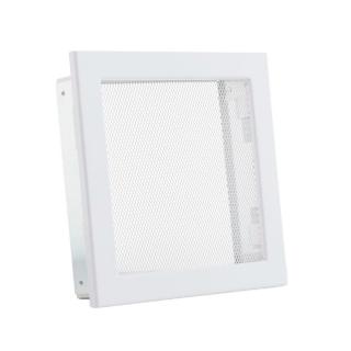 EGYSZERŰ HÁLÓS SZELLŐZŐRÁCS 220x220 FEHÉR