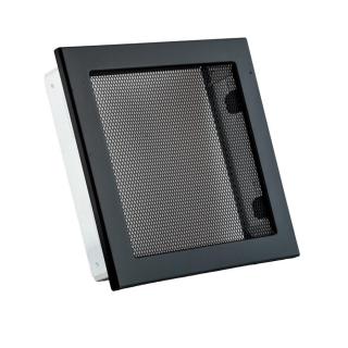 EGYSZERŰ HÁLÓS SZELLŐZŐRÁCS 220x220 FEKETE