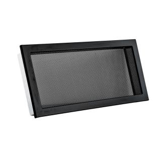 EGYSZERŰ HÁLÓS SZELLŐZŐRÁCS 325x195 FEKETE