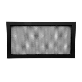 EGYSZERŰ HÁLÓS SZELLŐZŐRÁCS 450x240 FEKETE