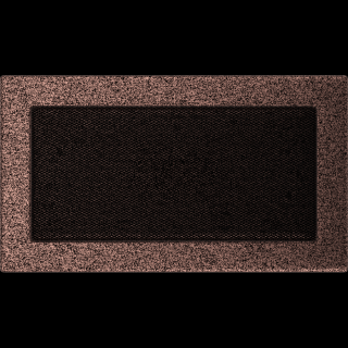 EGYSZERŰ SZELLŐZŐRÁCS BRASS 17X30cm