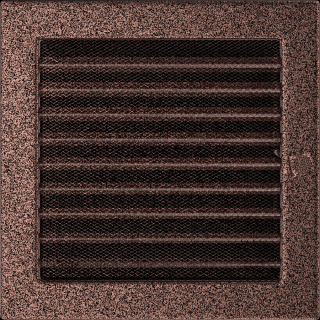 EGYSZERŰ SZELLŐZŐRÁCS BRASS 22X22cm ZSALUS