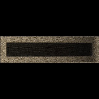 EGYSZERŰ SZELLŐZŐRÁCS FEKETE-ARANY 11x42cm